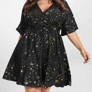 BloomChic Bloom Dress - V Neck Flared Short Dress
